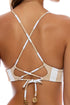 Luli Fama Golden Hour Reversible Cross Back Cross Back Bustier Top